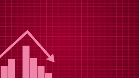 Simple growth chart with rising bars and upward arrow business progress and.. Stock Footage 337178305