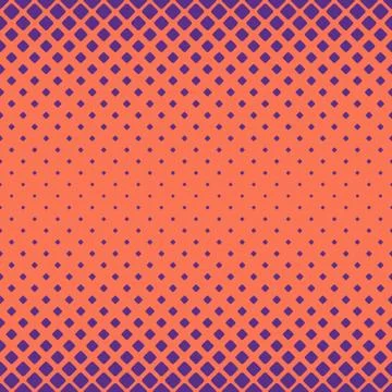 Simple halftone square pattern background - vector design with diagonal squares Stock Illustration