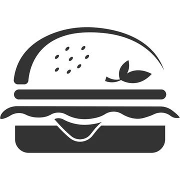 A Simple Hamburger Logo Stock Illustration