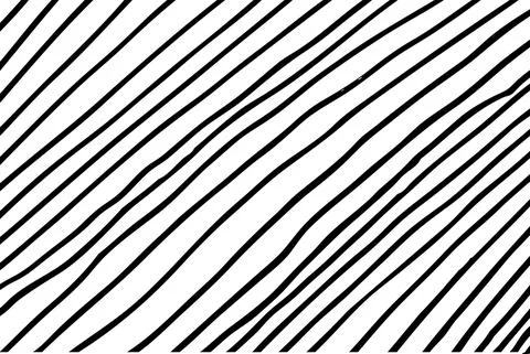 Simple Hand Draw Sketch, Black Diagonal Line Stock Illustration