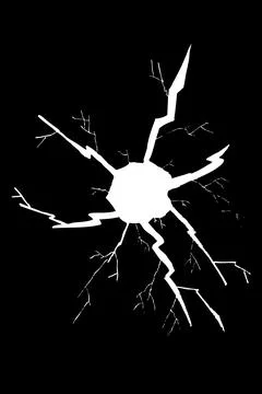 Simple hand draw sketch vector white crack background Illustrazione stock