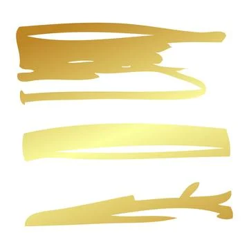 Simple hand draw vector sketch gold or golden square frame scribble Illustrazione stock