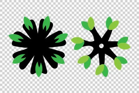Simple hand drawn flower design Stock Illustration