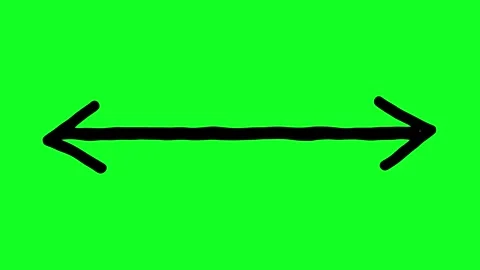 Simple hand-drawn icon graphic animation on a green background. Stock Footage 312356852