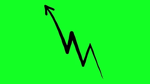 Simple hand-drawn icon graphic animation on a green background. Stock Footage 312356863