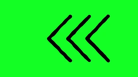Simple hand-drawn icon graphic animation on a green background. Stock Footage 312356865