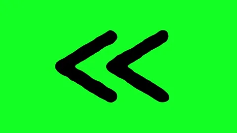 Simple hand-drawn icon graphic animation on a green background. Stock Footage 312356868