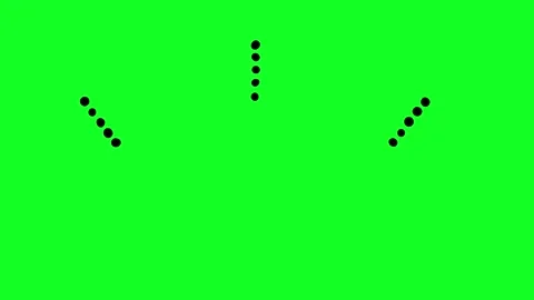 Simple hand-drawn icon graphic animation on a green background. Stock Footage 312356877