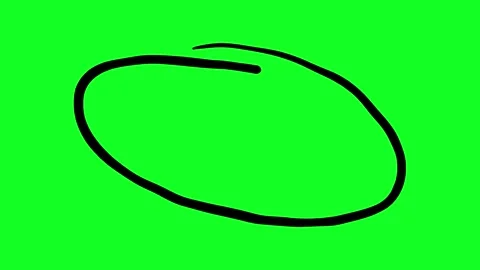 Simple hand-drawn icon graphic animation on a green background. Stock Footage 312356882
