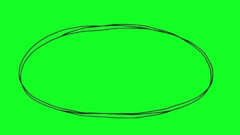 Simple hand-drawn icon graphic animation on a green background. Stock Footage 312356885