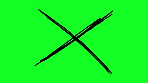 Simple hand-drawn icon graphic animation on a green background. Stock Footage 312356897