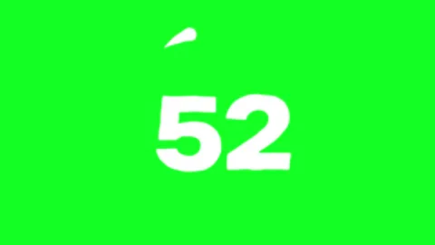 Simple hand-drawn icon graphic animation on a green background. Stock Footage 312356901