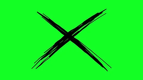 Simple hand-drawn icon graphic animation on a green background. Stock Footage 312356907