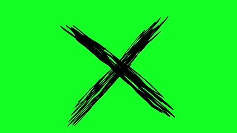 Simple hand-drawn icon graphic animation on a green background. Stock Footage 312356908