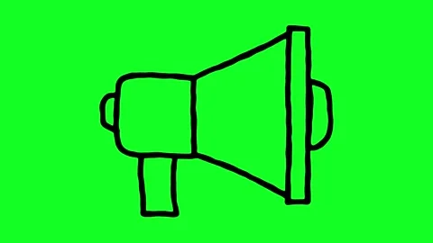 Simple hand-drawn icon graphic animation on a green background. Stock Footage 312356913