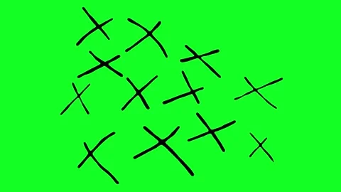Simple hand-drawn icon graphic animation on a green background. Stock Footage 312356914