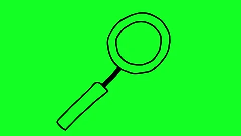 Simple hand-drawn icon graphic animation on a green background. Stock Footage 312356929