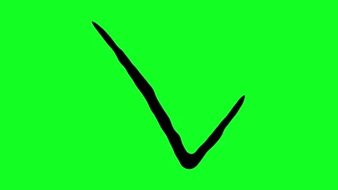 Simple hand-drawn icon graphic animation on a green background. Stock Footage 312357925