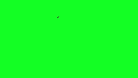 Simple hand-drawn icon graphic animation on a green background. Stock Footage 312357948