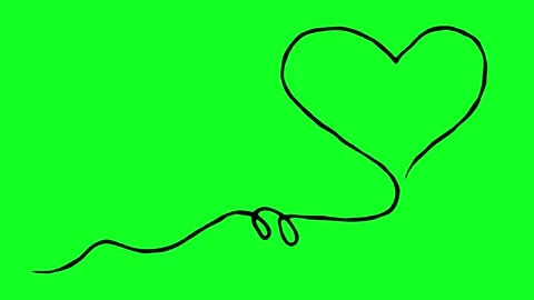 Simple hand-drawn icon graphic animation on a green background. Stock Footage 312357965