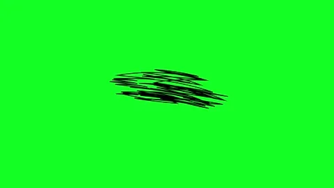 Simple hand-drawn icon graphic animation on a green background. Stock Footage 312358020