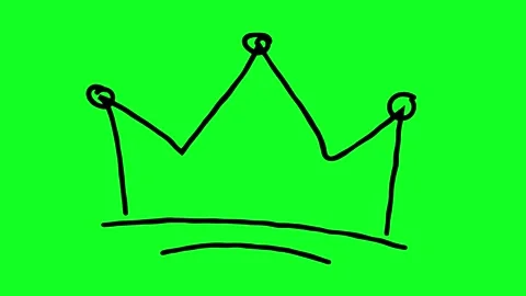 Simple hand-drawn icon graphic animation on a green background. Stock Footage 312358026