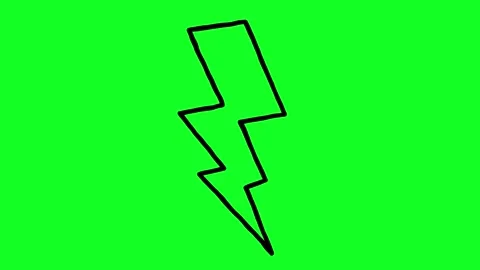 Simple hand-drawn icon graphic animation on a green background. Stock Footage 312358030