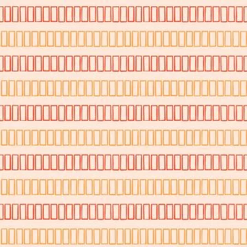 Simple hand-drawn pattern with geometric ornament. Vector illustration Stock Illustration