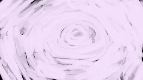 A simple, hand-drawn white speech bubble is animated on a black background. Stock Footage 292688365