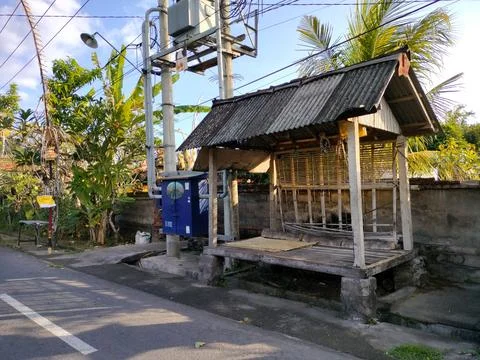 Simple hangout from wood Foto stock