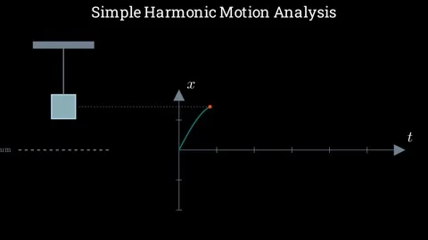 Simple Harmonic Motion Analysis Stock Footage 335764369