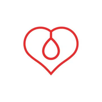 Simple Heart Design Stock-Illustration