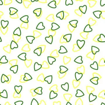 Simple hearts seamless pattern,endless chaotic texture made tiny heart silhou イラスト素材