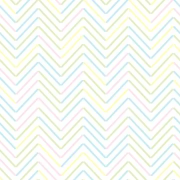 A simple herringbone pattern of diagonal repeating lines in light pastel colors Stock Illustration