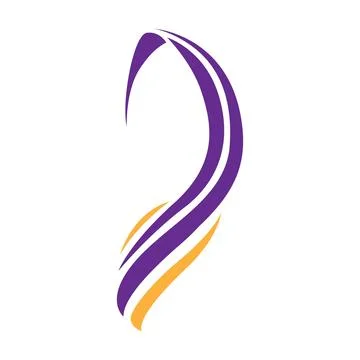 Simple Hijab Logo Template Design Symbol Illustration Vector Stock Illustration