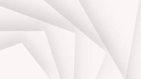 Simple hite abstract geometric, dynamic 3D geometric design, shadow gradient Stock-Footage 300485314