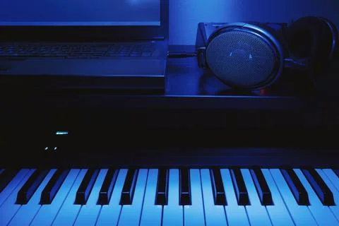 Simple Home Audio Studio Foto stock