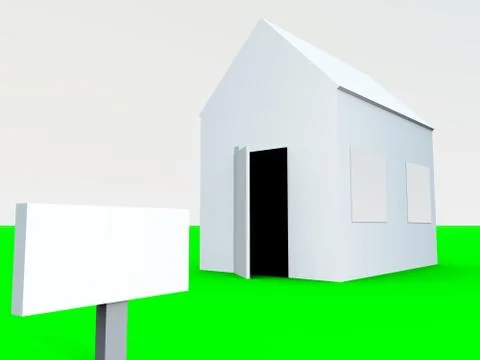 Simple Home Stock Illustration