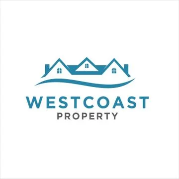 Simple Home Logo Design idea Stock Illustration