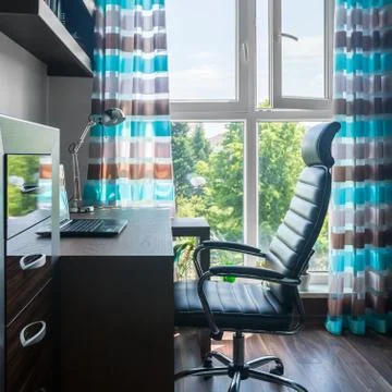 Simple home office Stock Photos