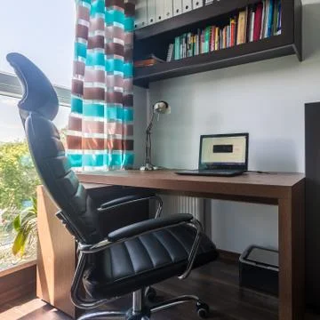 Simple home office space Stock-Fotos
