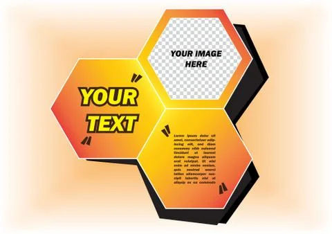 Simple honeycomb background for templates Stock Illustration
