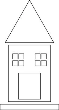Simple House icon vector illustration Stock Illustration