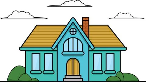 Simple House Stock Illustration