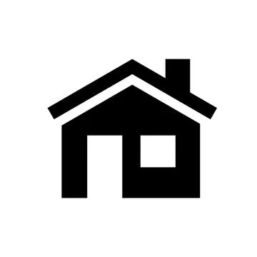Simple housing icon home developer logo vector art 스톡 일러스트