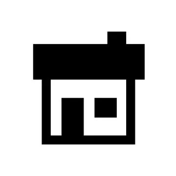 Simple housing icon home developer logo vector art Stock Illustration