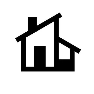 Simple housing icon home developer logo vector art イラスト素材