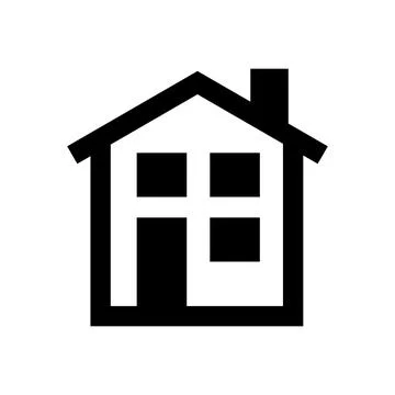 Simple housing icon home developer logo vector art イラスト素材