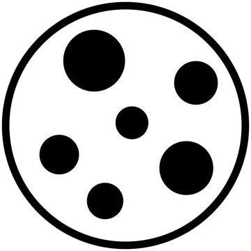 Simple icon of a document with a pie chart for visualizing business data. Great 스톡 일러스트