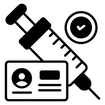 Simple icon of a document with a pie chart for visualizing business data. Great Illustrazione stock